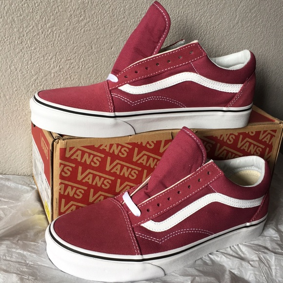 dry rose old skool vans